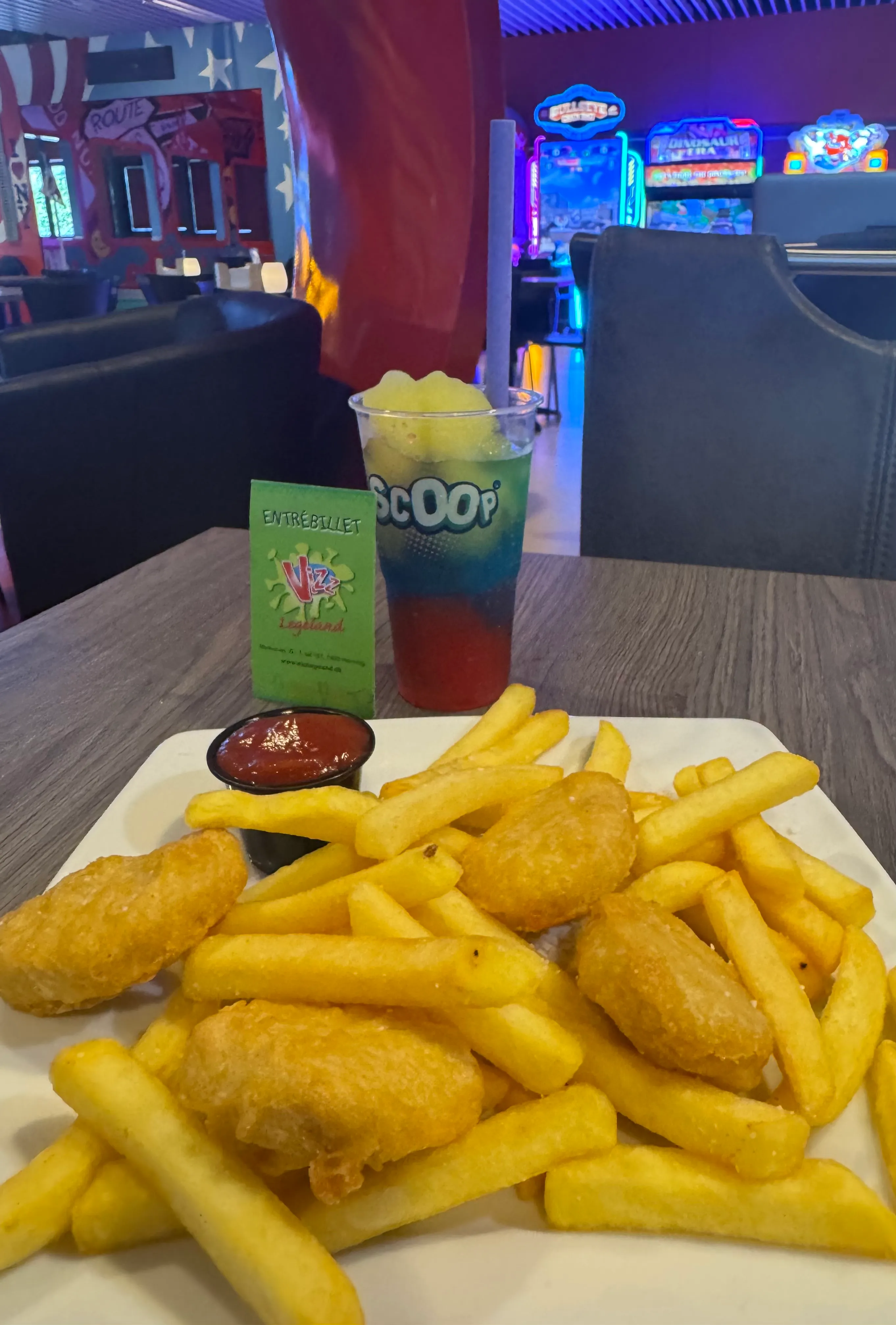Entré, børnemenu & slush ice